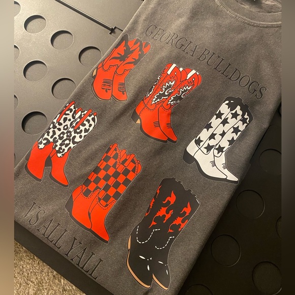 Georgia Bulldogs Vs All Y’all Comfort Colors T-Shirt. - Picture 4 of 7